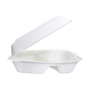 Wholesale Compostable 8 Inch Sugarcane Takeout Food Container from China  manufacturer - Sumkoka